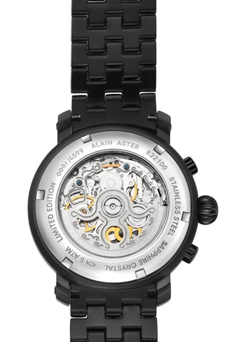 Reloj automático de acero y circones