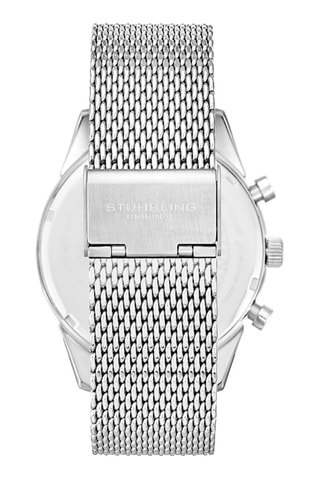 Relógio de quartzo em liga Monaco Taquímetro e cronógrafo - Prateado e preto