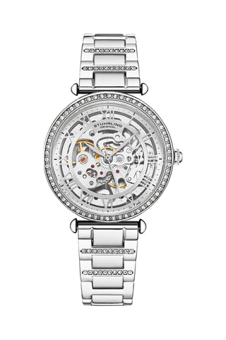 Relógio automático em aço Prateado