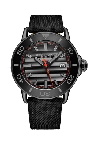 Relógio automático em nylon Preto