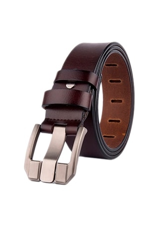 Ceinture en cuir - Marron