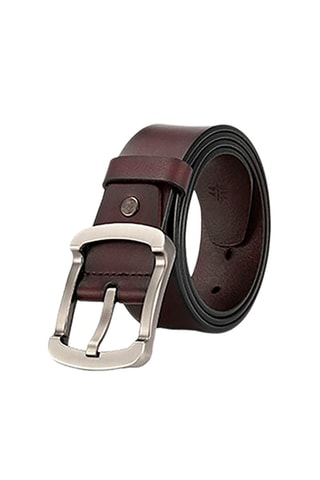 Ceinture en cuir - Marron