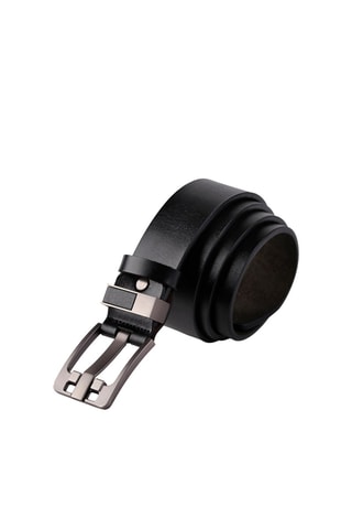 Ceinture en cuir - Noir