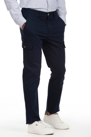 Pantalon cargo - Bleu marine