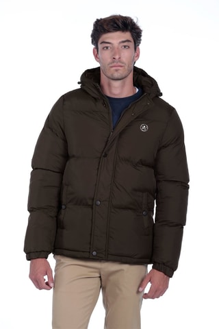 2 parcas com capuz - Preto e caqui