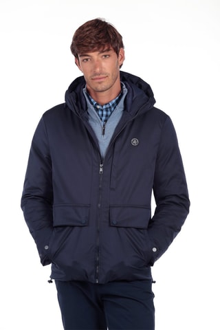 Parka à capuche - Bleu marine