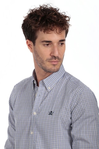 Chemise - Bleu et vert