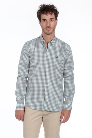 Chemise - Vert clair et blanc