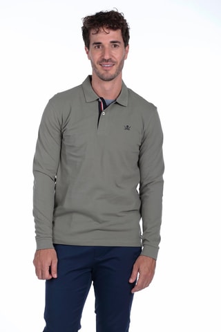 2 polos - Noir et kaki