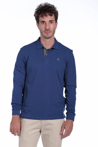 2 polos - Bleu et marron