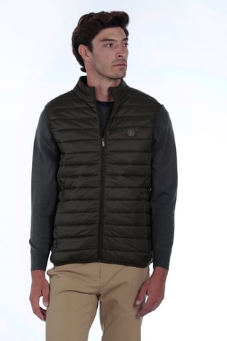 Colete acolchoado - Caqui