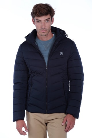 Doudoune à capuche - Bleu marine