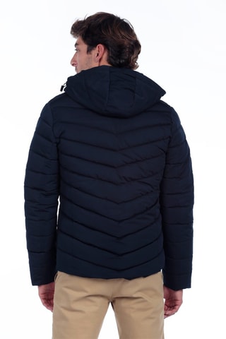 Doudoune à capuche - Bleu marine