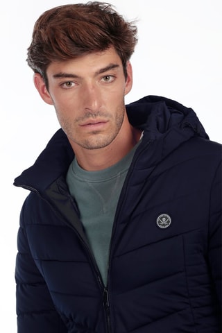 Doudoune à capuche - Bleu marine