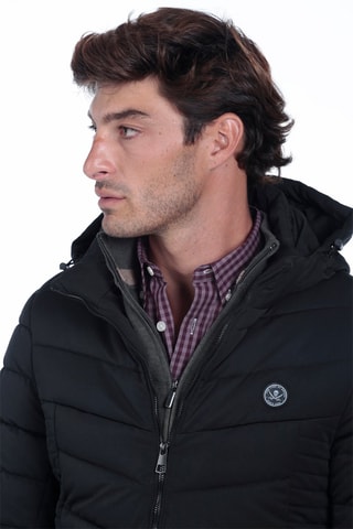 Doudoune à capuche - Noir