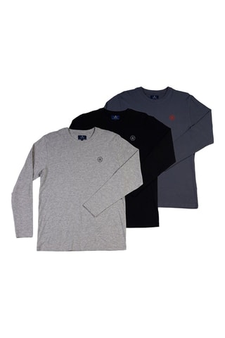 3 t-shirts - Gris