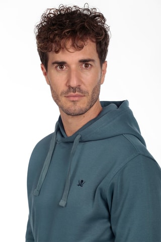 Sweat à capuche - Bleu