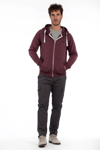 Sweat à capuche - Bordeaux