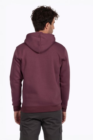 2 sweats com capuz - Bordô e azul