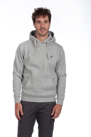 3 sweats com capuz - Azul-marinho, cinzento-claro e azul-escuro