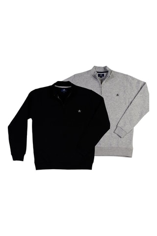 2 sweats - Cinzento e preto