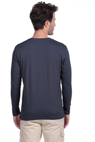 4 t-shirts regular - Bleu marine et blanc