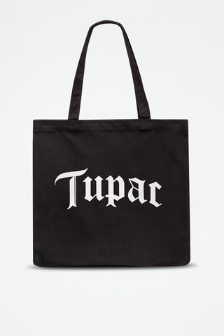 Tote bag Tupac - Negro