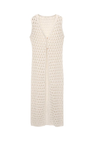 Chaleco largo - Crudo