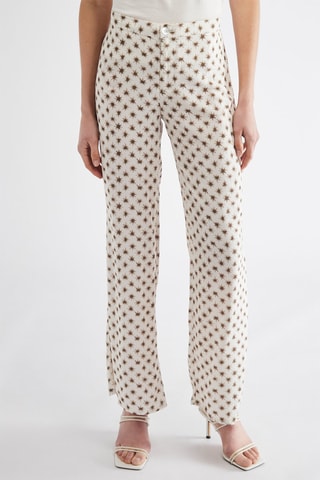 Pantalón flare - Blanco