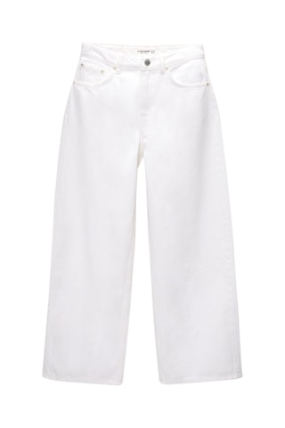 Pantalón wide leg - Blanco