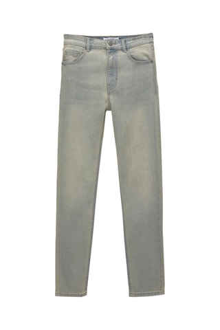 Jeans skinny fit de tiro alto - Azul claro