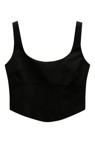 Crop top - Negro