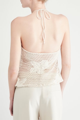Top en crochet - Beige