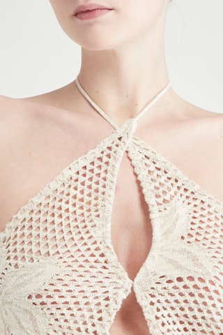 Top en crochet - Beige