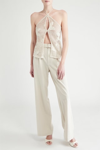 Top en crochet - Beige