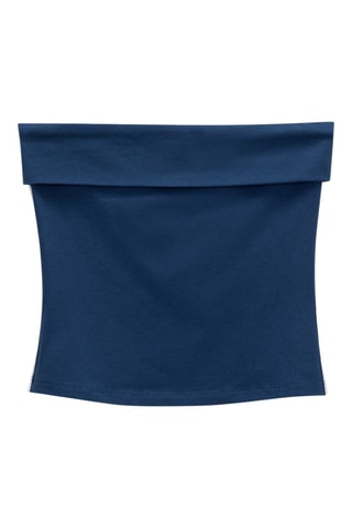 Top corsetero - Azul marino