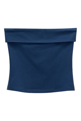 Top corsetero - Azul marino