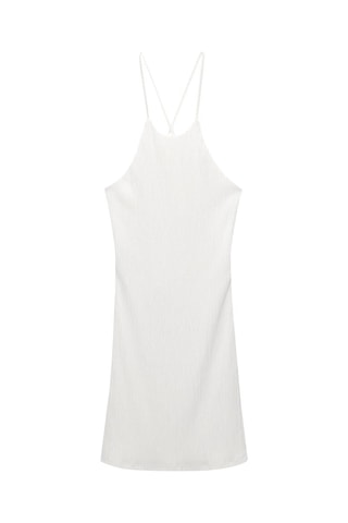 Vestido recto - Blanco