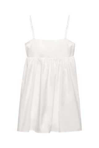 Vestido evasé - Blanco