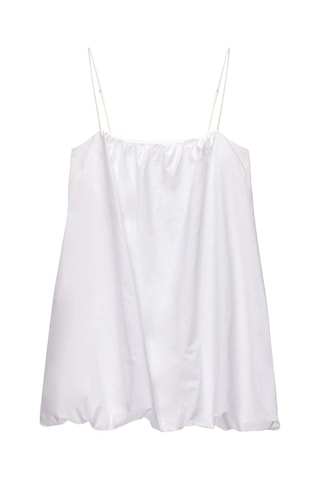 Vestido globo - Blanco