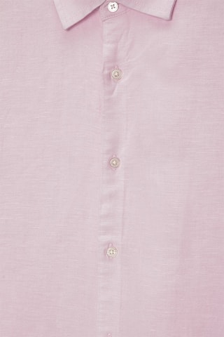 Camisa de lino - Rosa