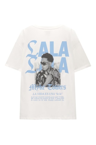 Camiseta Myke Towers - Blanco