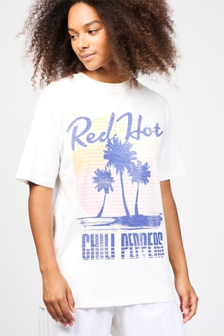 Camiseta Red Hot Chili Peppers - Blanco