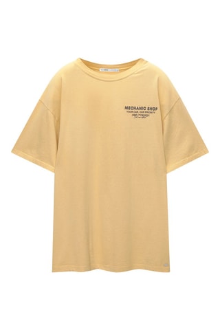 Camiseta oversize - Amarillo