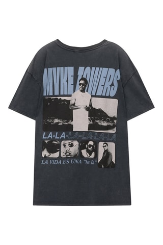 Camiseta Myke Towers - Negro