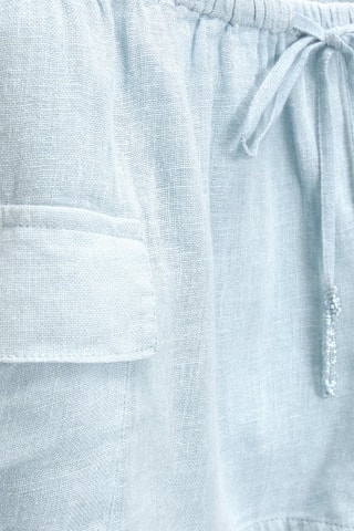 Linnen Short Lichtblauw
