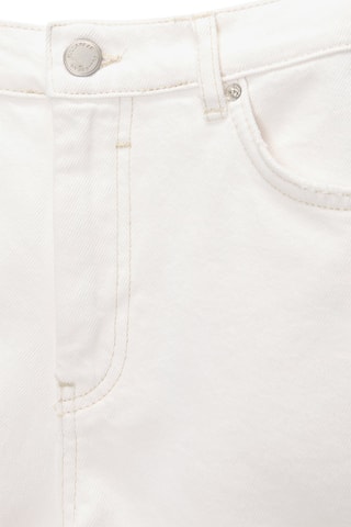 Spijkershort mom- Wit