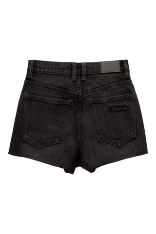 Spijkershort mom- Zwart