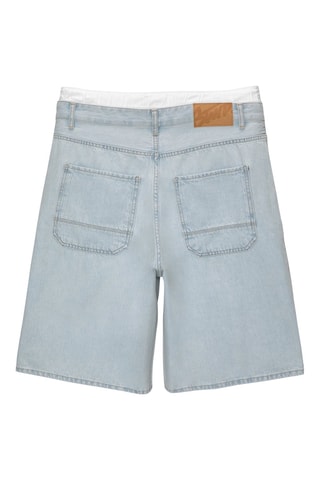 Bermuda vaquera - Azul claro