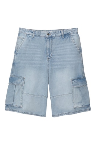 Bermuda vaquera - Azul claro